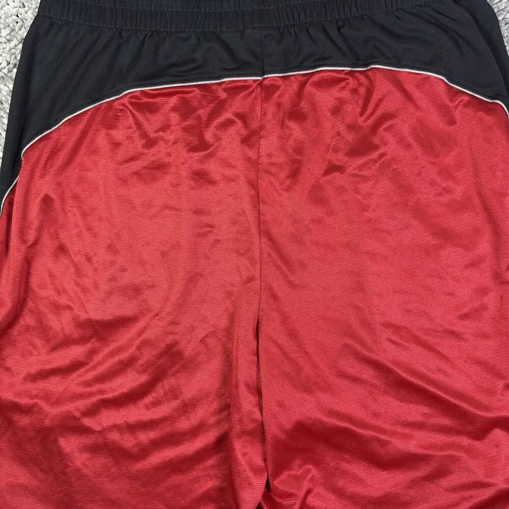 Air Jordan XIII Retro Basketball Shorts Mens XL Red Colorblock Activewear Gym